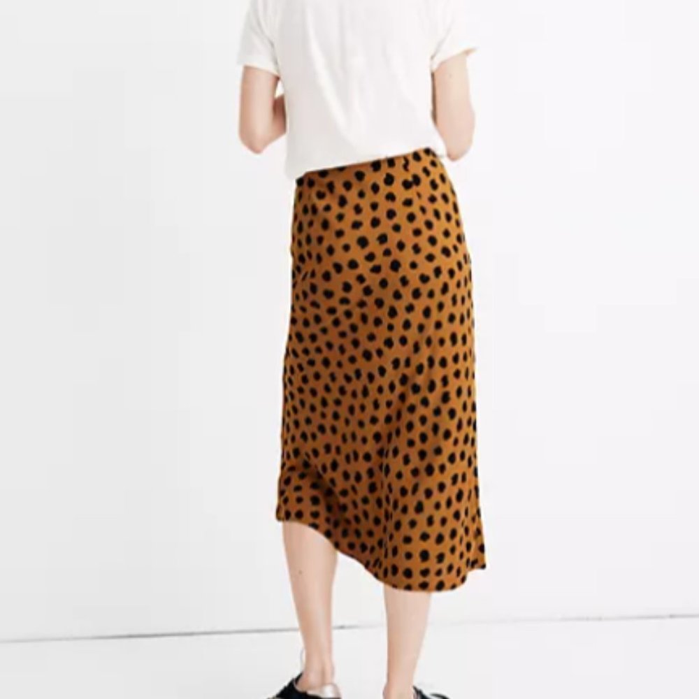 NWT Madewell Midi Skirt in Painted Spots